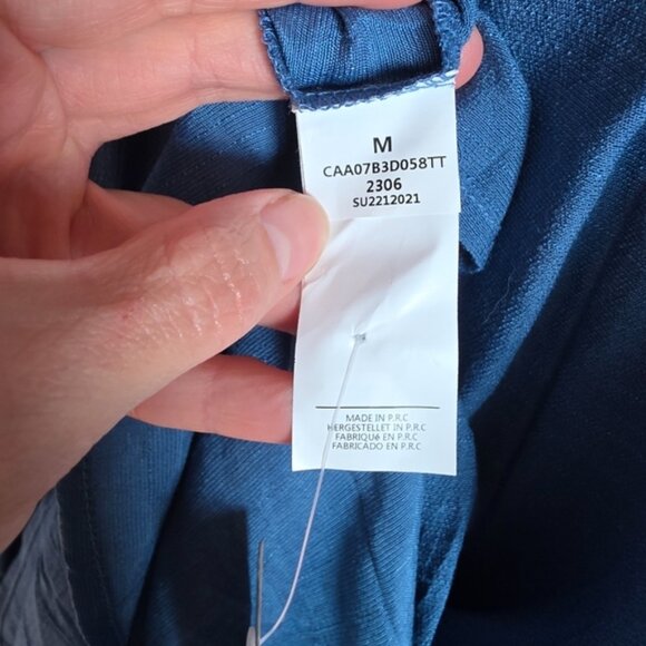 Cupshe Blue Relaxed Tunic Swim Coverup Sz Medium NEW - Picture 9 of 13